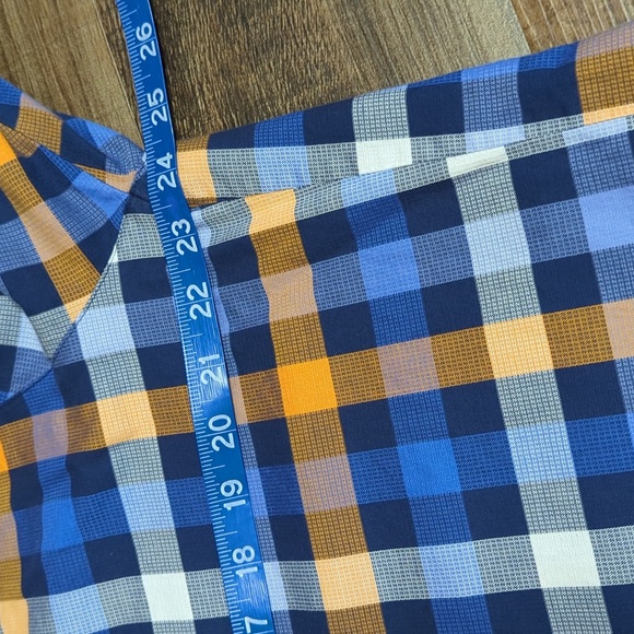 Haupt Germany Button Up Long Sleeve Modern Fit Contemporary Plaid XL (17 1/2) - Picture 6 of 9